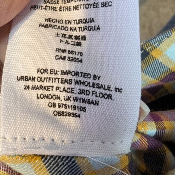 Free People Gingham Plaid Retro Preppy Twee Skinny High Waisted Pants 28 - Picture 9 of 9